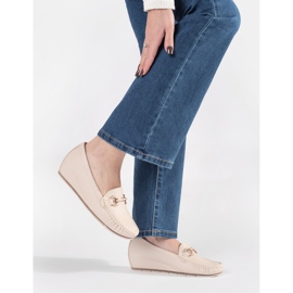 Goodin Bež natikači na niskom klinu s ukrasom 2