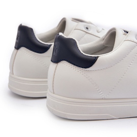 Muške niske tenisice od eko kože Big Star NN174282 Bijele bijela 1