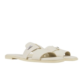 Lee Estill Slider Low 50251024 33F krema Flip -flops bež 1