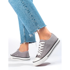 J. Star Klasične sive tenisice siva 2