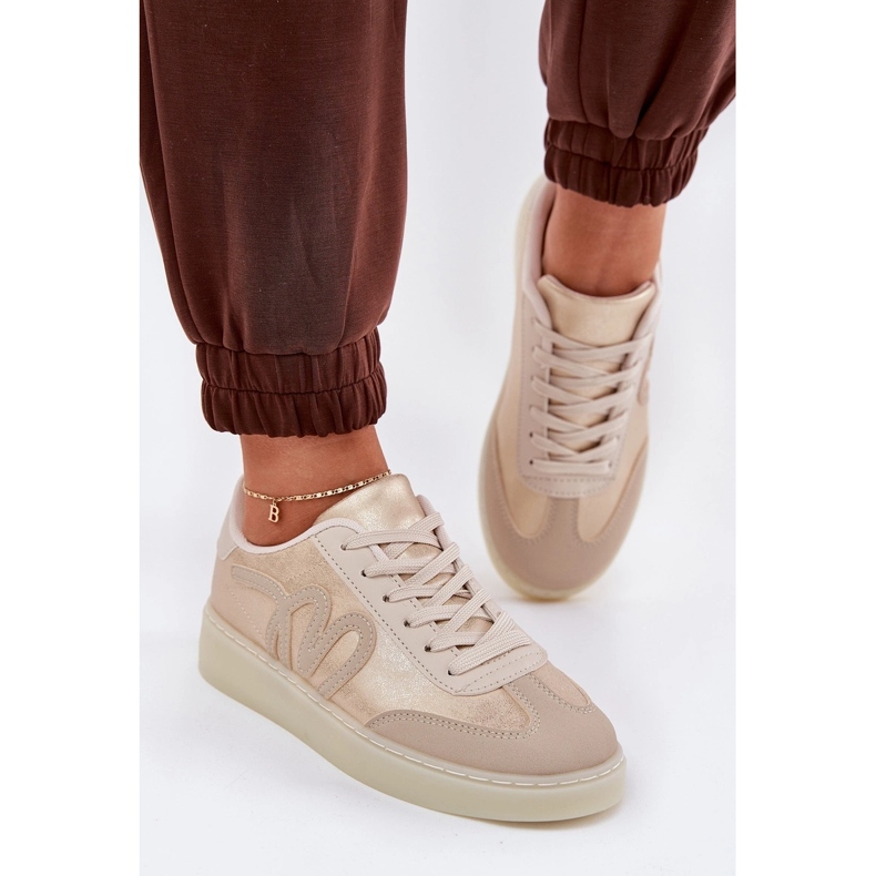 Zlatno-beige Eco-Beige Eco Sportske cipele zlatna 1