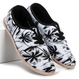 Mckeylor CRNO-BIJELE vezane tenisice bijela crna 1