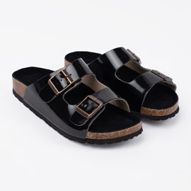 Goodin Crni prelepovi na ravnom potplatu crno 1