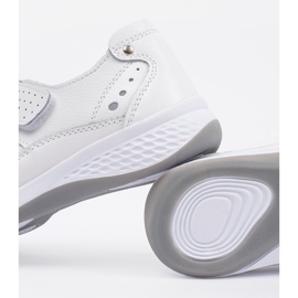 Goodin Ispuštene sandale od bijele kože bijela 2