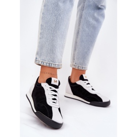 Laura Messi 2935 ženske kožne sportske cipele crna 2