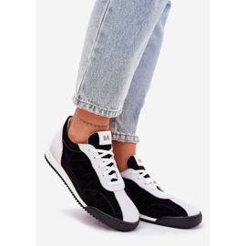 Laura Messi 2935 ženske kožne sportske cipele crna 1