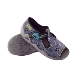 Befado papuče 217p092 lovci zelena siva crno bijela 3