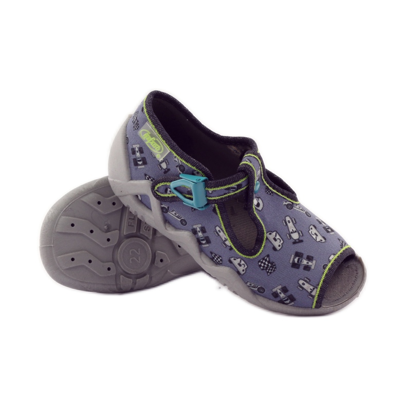 Befado papuče 217p092 lovci zelena siva crna bijela 3