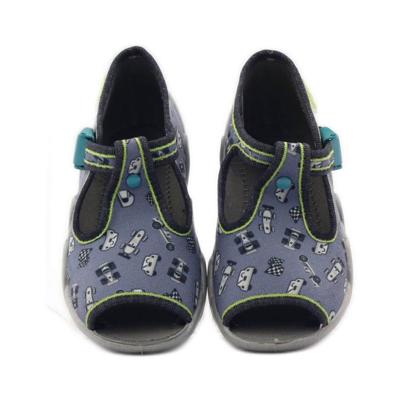 Befado papuče 217p092 lovci zelena siva crna bijela 4