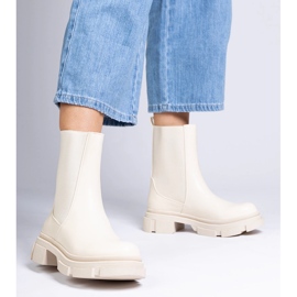 Bež gležnjače s fleksibilnim gornjištem 1