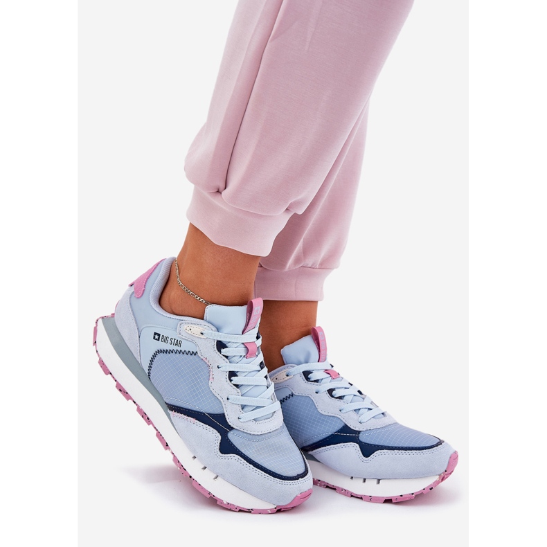 Big Star Ženske antilop Light Sportske cipele Velika zvijezda RR274236 Hi-Polish Blue plava 1