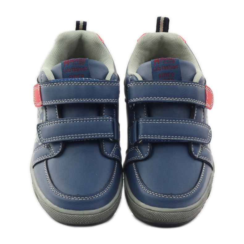 American Club American CA51 Velcro sportske tenisice crvena raznobojna siva 4