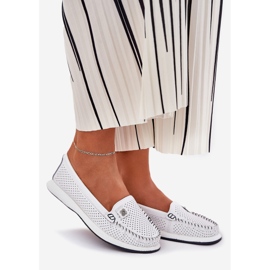 S.Barski Ženske kožne looferi S. Barski LR51-673 White bijela 1