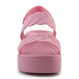 Crocs Brooklyn utkan niski klin 209977-6xx sandalama ružičasta 2