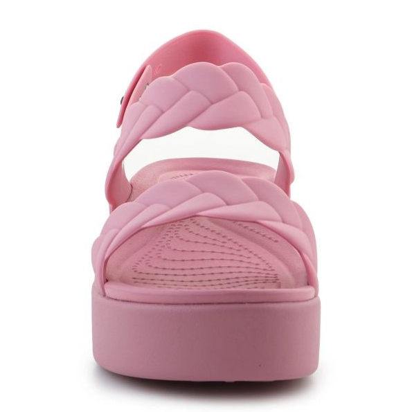 Crocs Brooklyn utkan niski klin 209977-6xx sandalama ružičasta 2