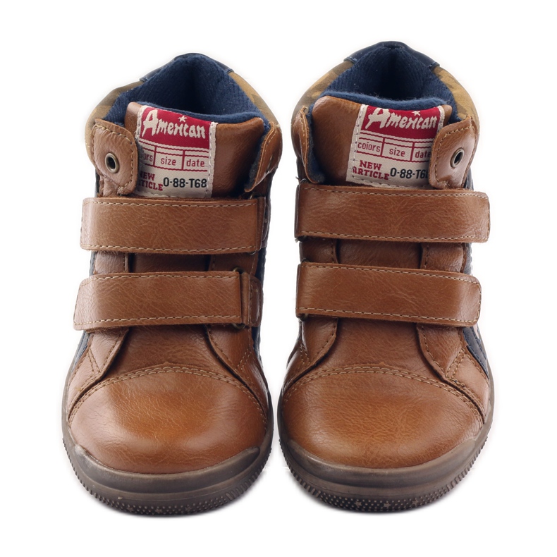 American Club Sport s američkim kožnim umetkom 16213 mornarsko plava smeđa 4