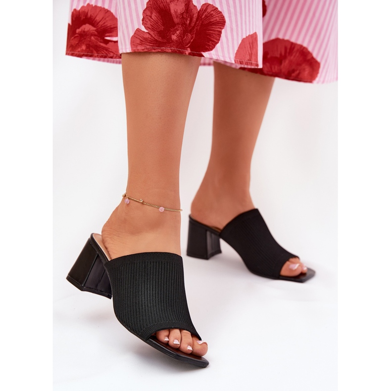 Crni pistil visoke potpetice crna 2