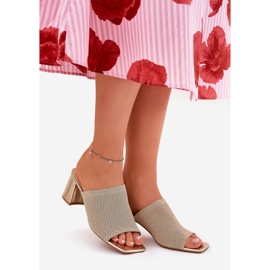 Ženske potpetice sa zlatnim pistilom 2