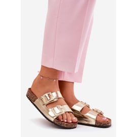 Ženski klip s stezaljkama na plutasti podlozi Zlatni potplat zlatna 1