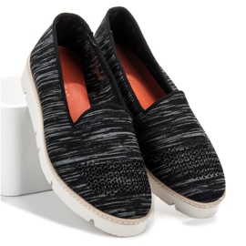 Vinceza Slip-on cipele s uzorkom crno 1