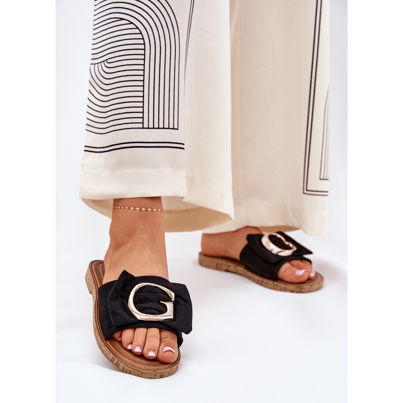 Ravne ženske flip jakne s ukrasnim detaljima crno 2