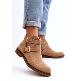 Ženske ravne potpetice s bež prugama 3