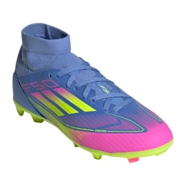 Adidas F50 League FG/MG Mid JP7264 nogometne cipele plava 2