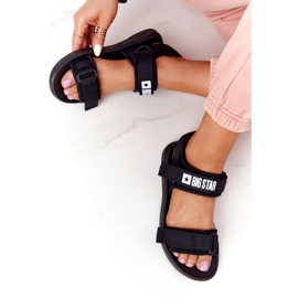 Ženske sportske sandale Big Star HH274A024 Crne crno 5