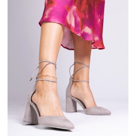 Sive klasične pumpe iz Ekozamszua siva 1