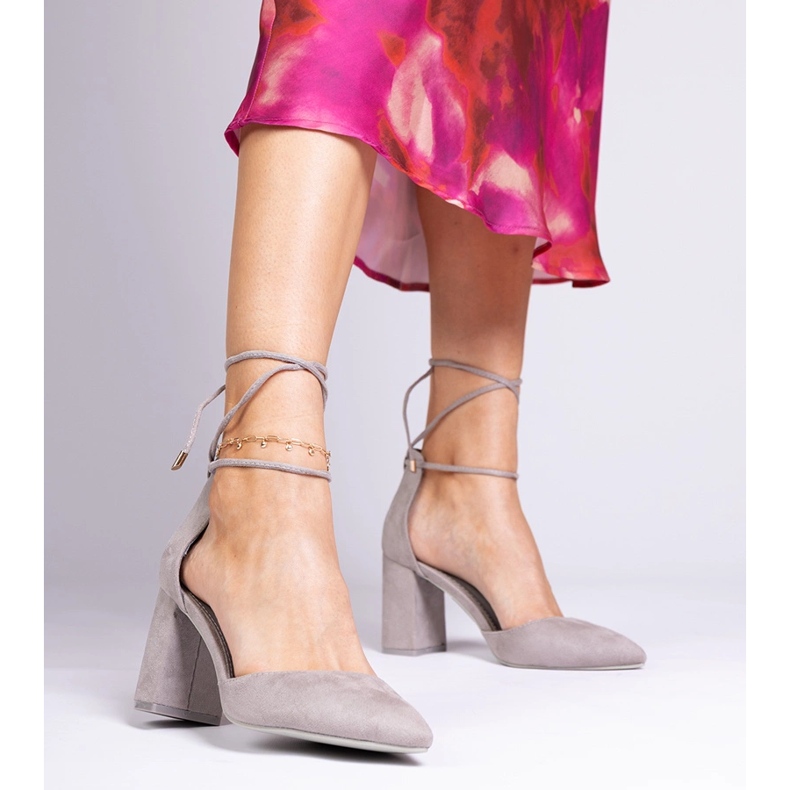 Sive klasične pumpe iz Ekozamszua siva 1