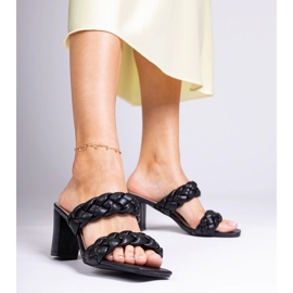 Crne visoke potpetice crna 1