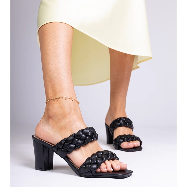 Crne visoke potpetice crna 2