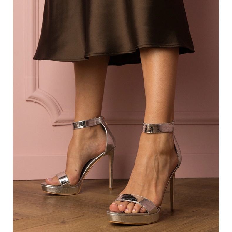 Srebrni visoki klip visoke potpetice srebro 1