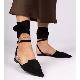 Crne ravne potpetice crna 1