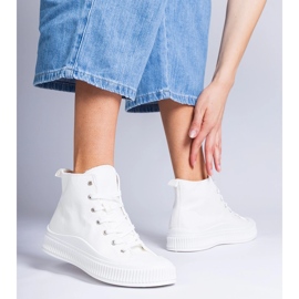 Guerrino bijele visoke platform tenisice bijela 2