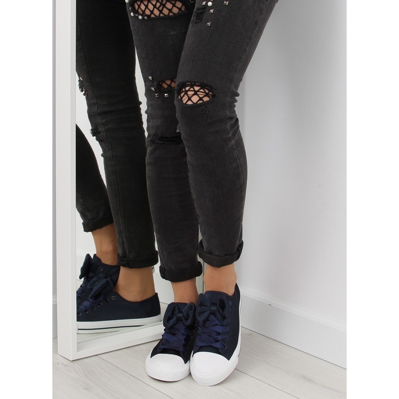 Ženske tamnoplave satenske tenisice tamnoplava 1