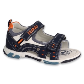 Befado dječje sandale, kožni umetak, 170X103, mornarsko plave plava 1