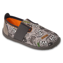 Befado dječje papuče, elastični donji dio, 901X021, sive siva 1