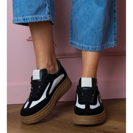 Crne tenisice tenisice na gustom potplatu crno 1