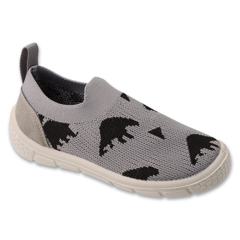 Befado dječje papuče siva 102x005 crni appl 1