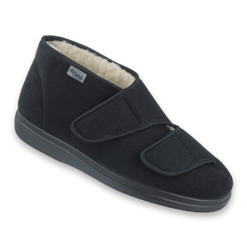 Dr.orto Befado topli muški papuče PU 986M011 crno 1