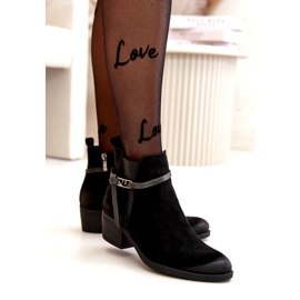 ZAZOO 60478 ASEDI visoke potpetice izolirane crne patentne zatvarače crna 3