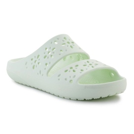 Crocs Classic Cvjetni izrez sandala 210966-3yh flip-flops zelena 1