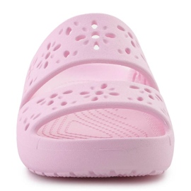 Crocs Classic Cvjetni izrez sandala 210966-6W ružičasta 2