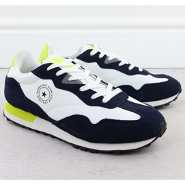 Big Star Muške kožne sportske cipele tenisice bijele i mornarsko plave velike zvijezde RR174408 bijela 1