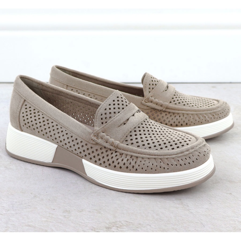 Ženske otvorene cipele na sivoj platformi Sergio Leone 095H siva 2