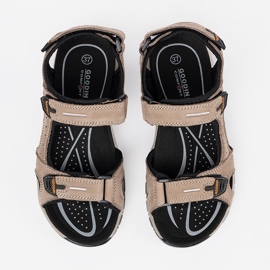 Goodin Ženske smeđe sportske sandale smeđa 2