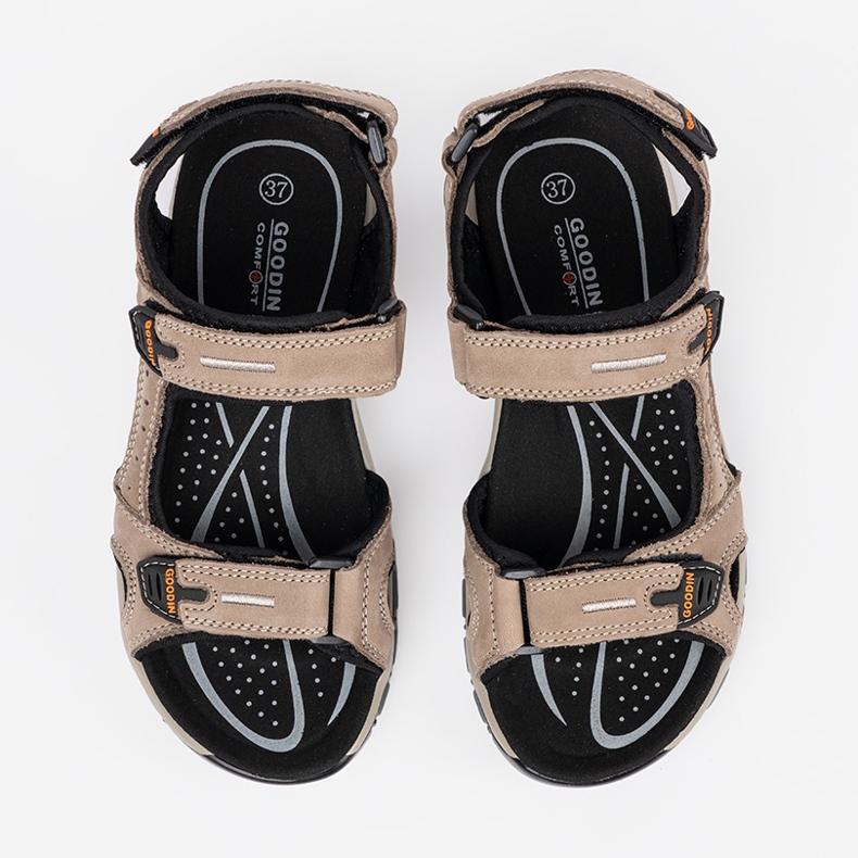 Goodin Ženske smeđe sportske sandale smeđa 2