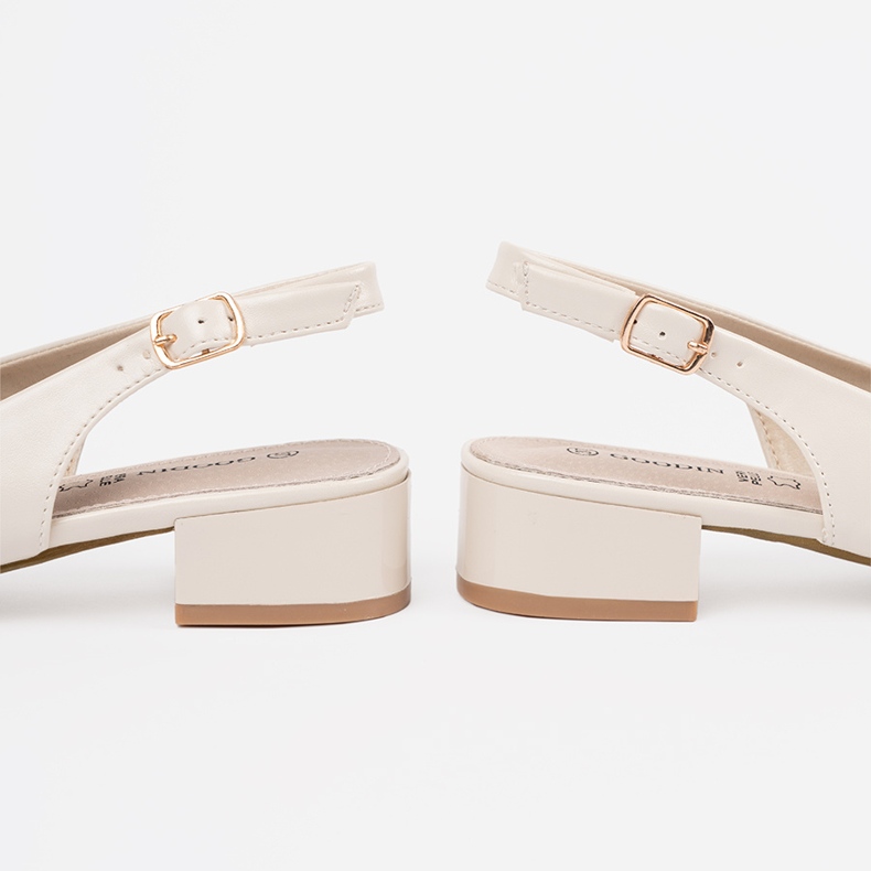 Goodin Elegantne sandale s laganim laganim sandalama bež 1