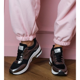 Crne tenisice s cirkonima i metalno umetanje crna 1